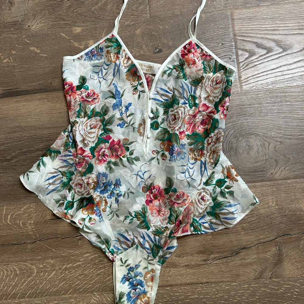 VTG Victoria’s Secret Gold Label Bodysuit (P)